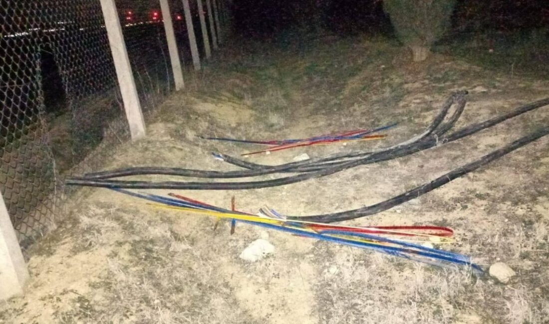 Isparta'da gerçekleşen 1 milyon lira değerindeki bakır kablo hırsızlığı olayı,