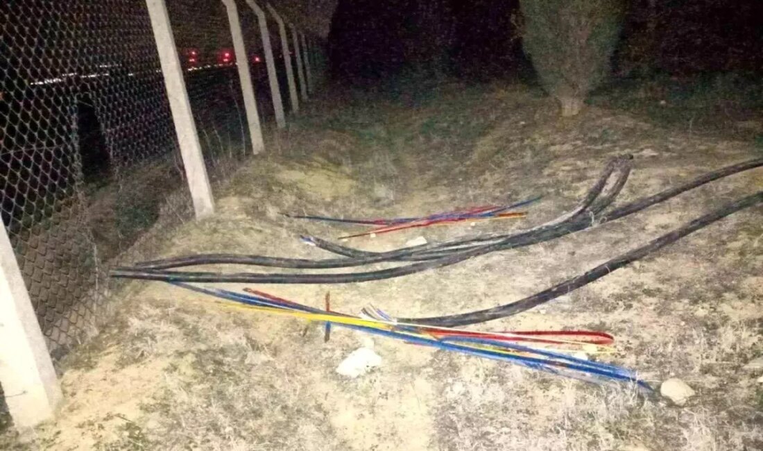 Isparta'da meydana gelen 1 milyon TL'lik bakır kablo hırsızlığı olayıyla