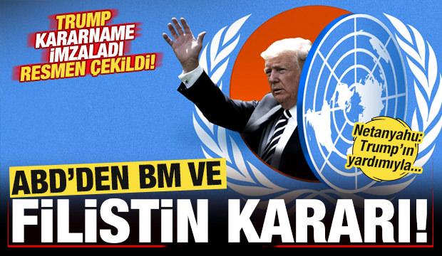 İsrail'in UNRWA ve BM İnsan Hakları Konseyi'nden Çekilmesi