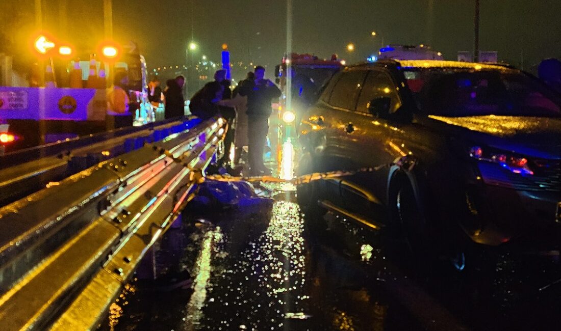 İstanbul'da meydana gelen feci kazada 6 araç birbiriyle çarpıştı. Olayda