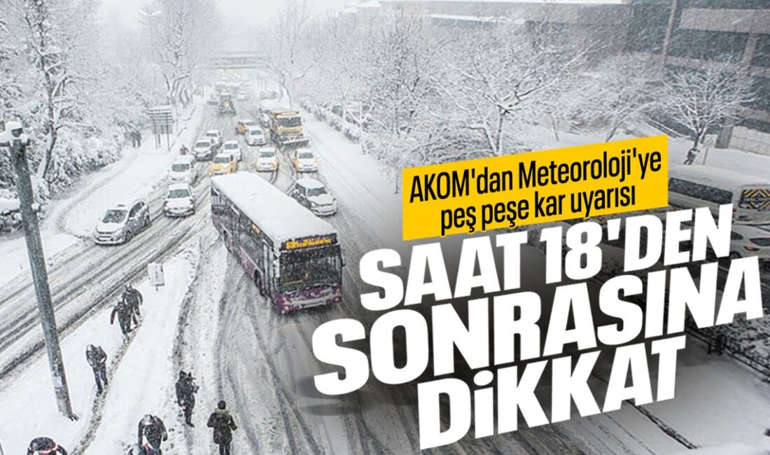 İstanbul'da beklenen kar yağışı başladı. Sürücüler, yoğun kar nedeniyle trafikte