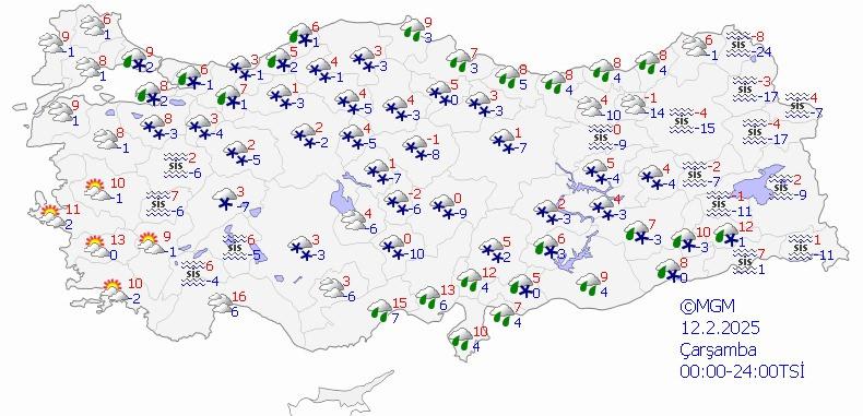 İstanbul'da Kar Yağışı Etkili Olmaya Devam Ediyor