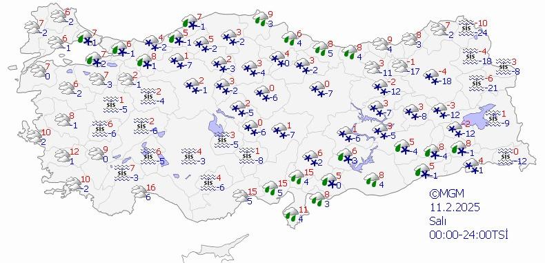 İstanbul'da Kar Yağışı Etkili Olmaya Devam Ediyor