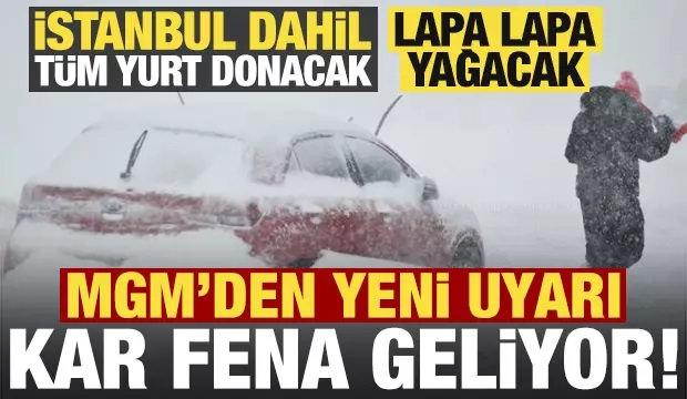 İstanbul'da Kar Yağışı ve Soğuk Hava Uyarısı