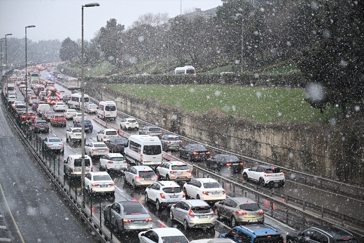 İstanbul'da Kar Yağışı ve Trafik Sorunları