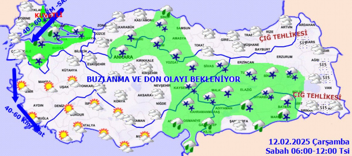 İstanbul'da Yoğun Kar Yağışı ve Hava Durumu