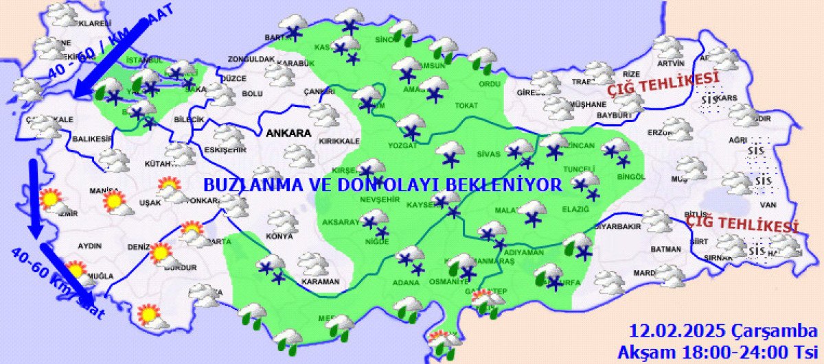 İstanbul'da Yoğun Kar Yağışı ve Hava Durumu