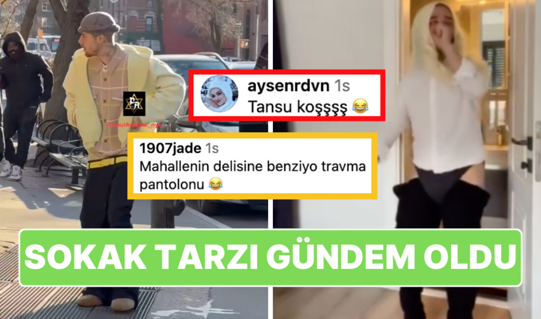 Justin Bieber'ın düşük bel pantolonuyla yürüyüş mücadelesi, stilin ve rahatlığın