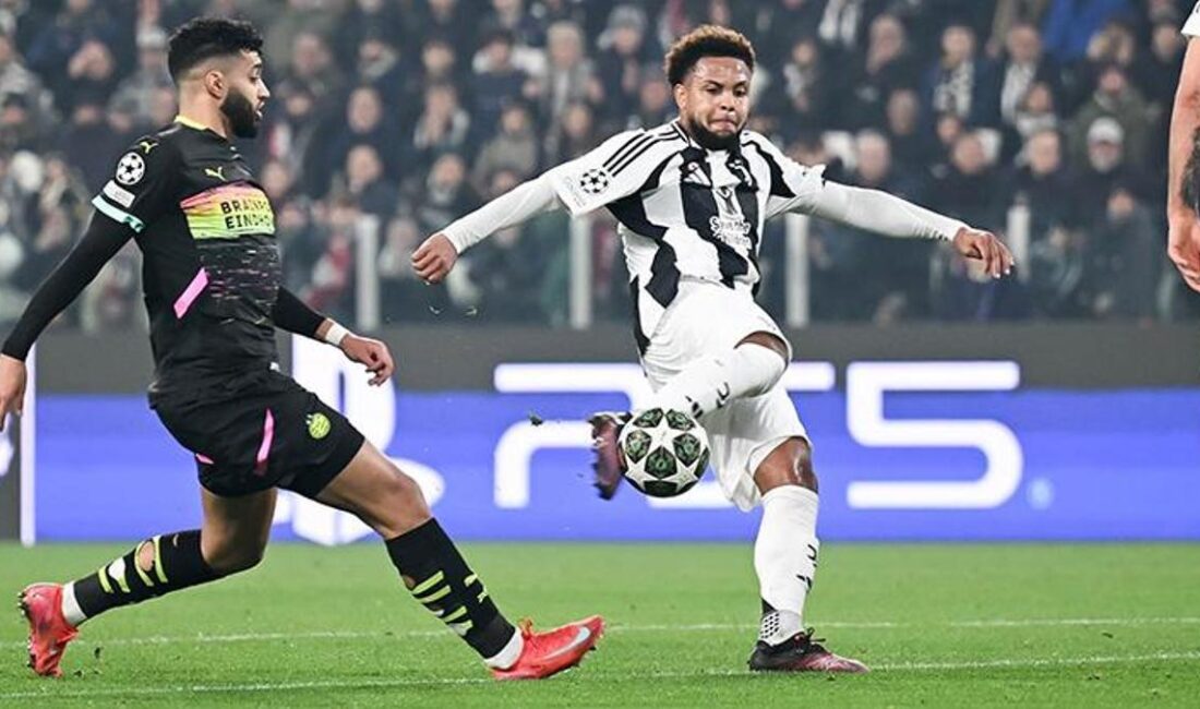 Juventus, PSV Eindhoven'ı 2-1 mağlup ederek önemli bir avantaj elde