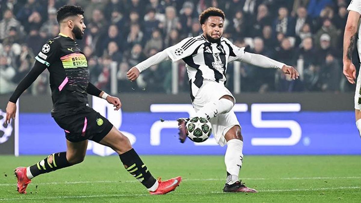 Juventus, PSV Eindhoven'ı 2-1 mağlup ederek önemli bir avantaj elde