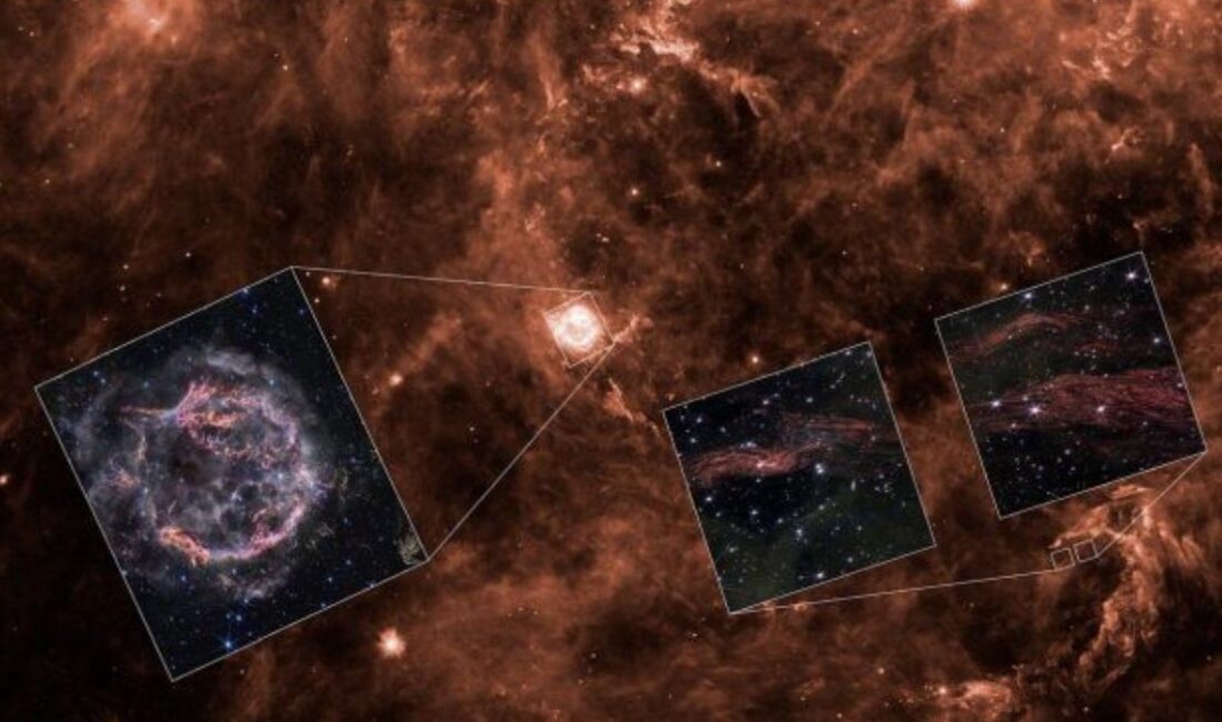 JWST, yıldızlararası tozun detaylı görüntülerini elde ederek evrenin sırlarını aydınlatıyor.