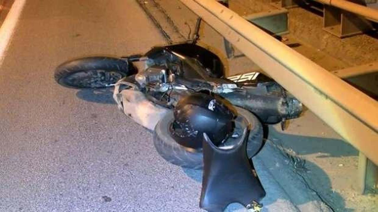 Kağıthane'de meydana gelen motosiklet kazasında 21 yaşındaki Sait Can Ş.