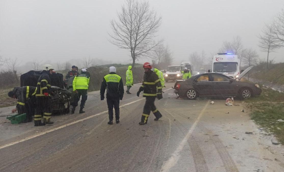 Kandıra'da Trafik Kazası