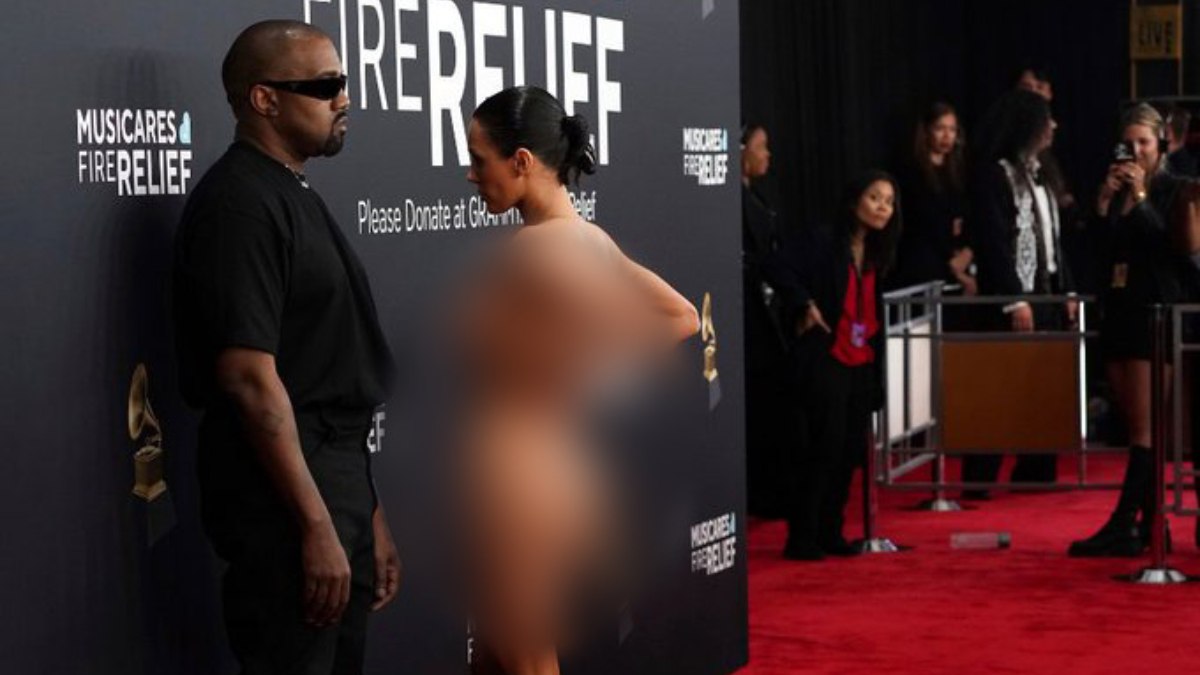 Kanye West ve Bianca Censori, cesur ve dikkat çekici kıyafetleriyle
