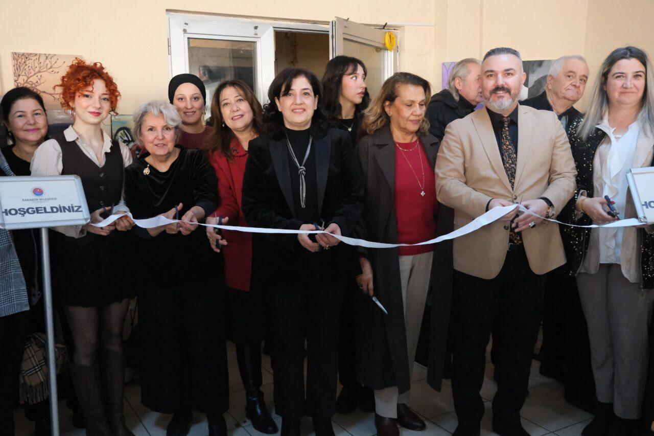 Karabük Belediyesi Bayır Mahalle Sosyal Yaşam Merkezi’nde düzenlenen resim kursuna