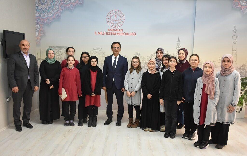 Karaman İl Millî Eğitim Müdürü Mehmet Çalışkan, her hafta farklı