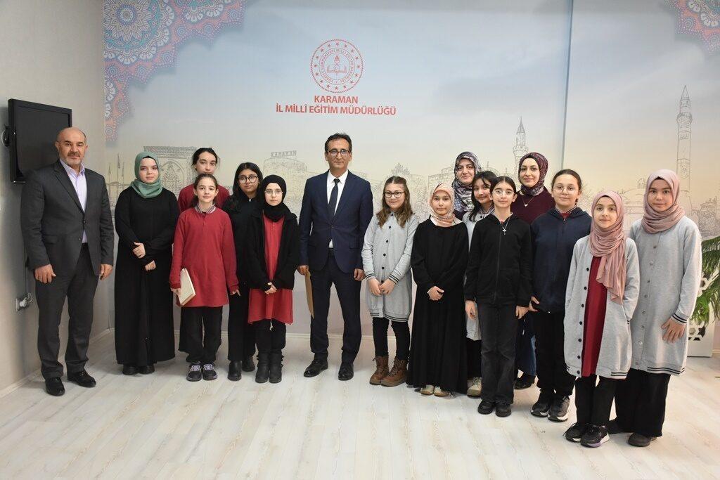 Karaman İl Millî Eğitim Müdürü Mehmet Çalışkan, her hafta farklı