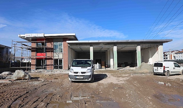 Kartepe İtfaiye Müfreze Binası inşaatı hızla ilerliyor. Yeni yapının bölgedeki
