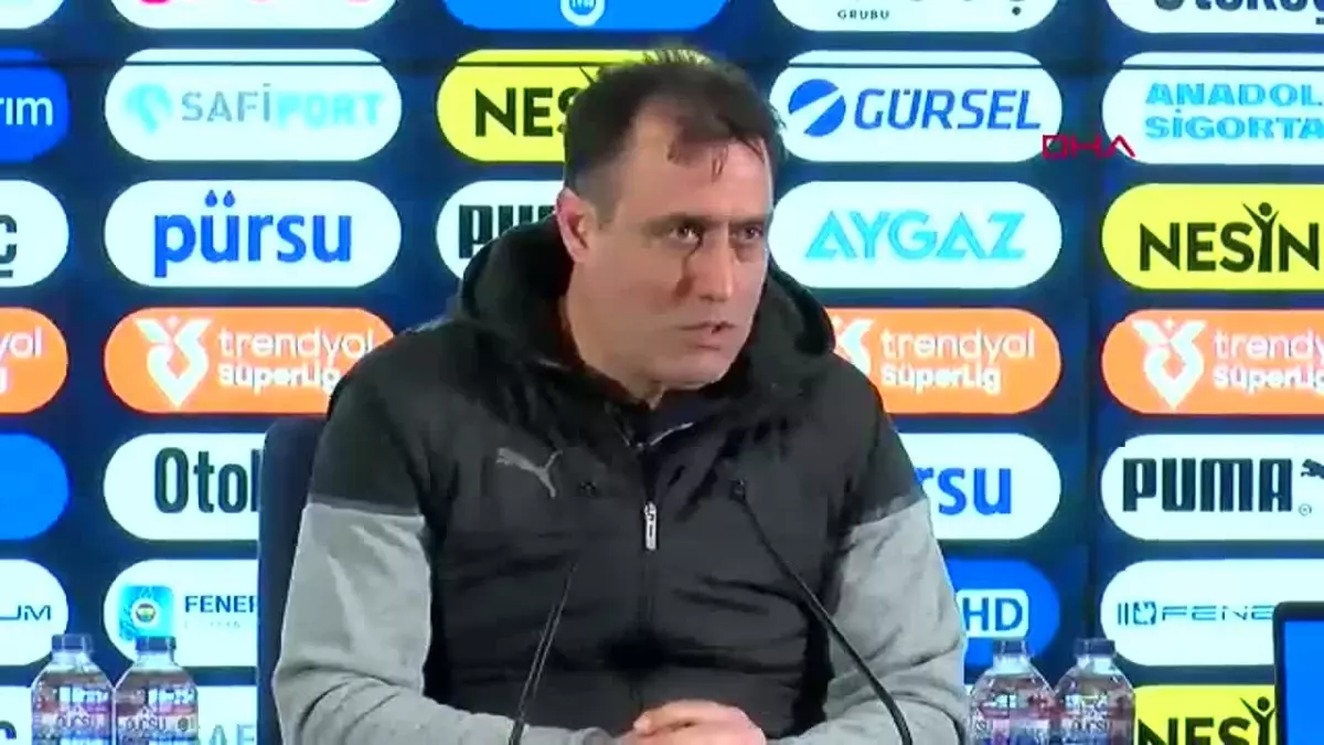 Kasımpaşa'nın Yardımcı Antrenörü Serhat Sütlü, Fenerbahçe'ye 3-1 kaybettikleri maç sonrası