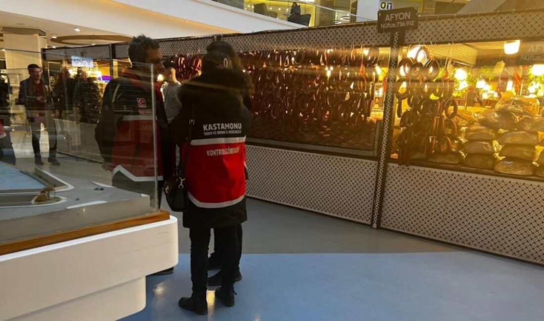 Kastamonu'da yöresel ürünler pazarına yönelik yapılan denetimler, ürün kalitesini artırmayı