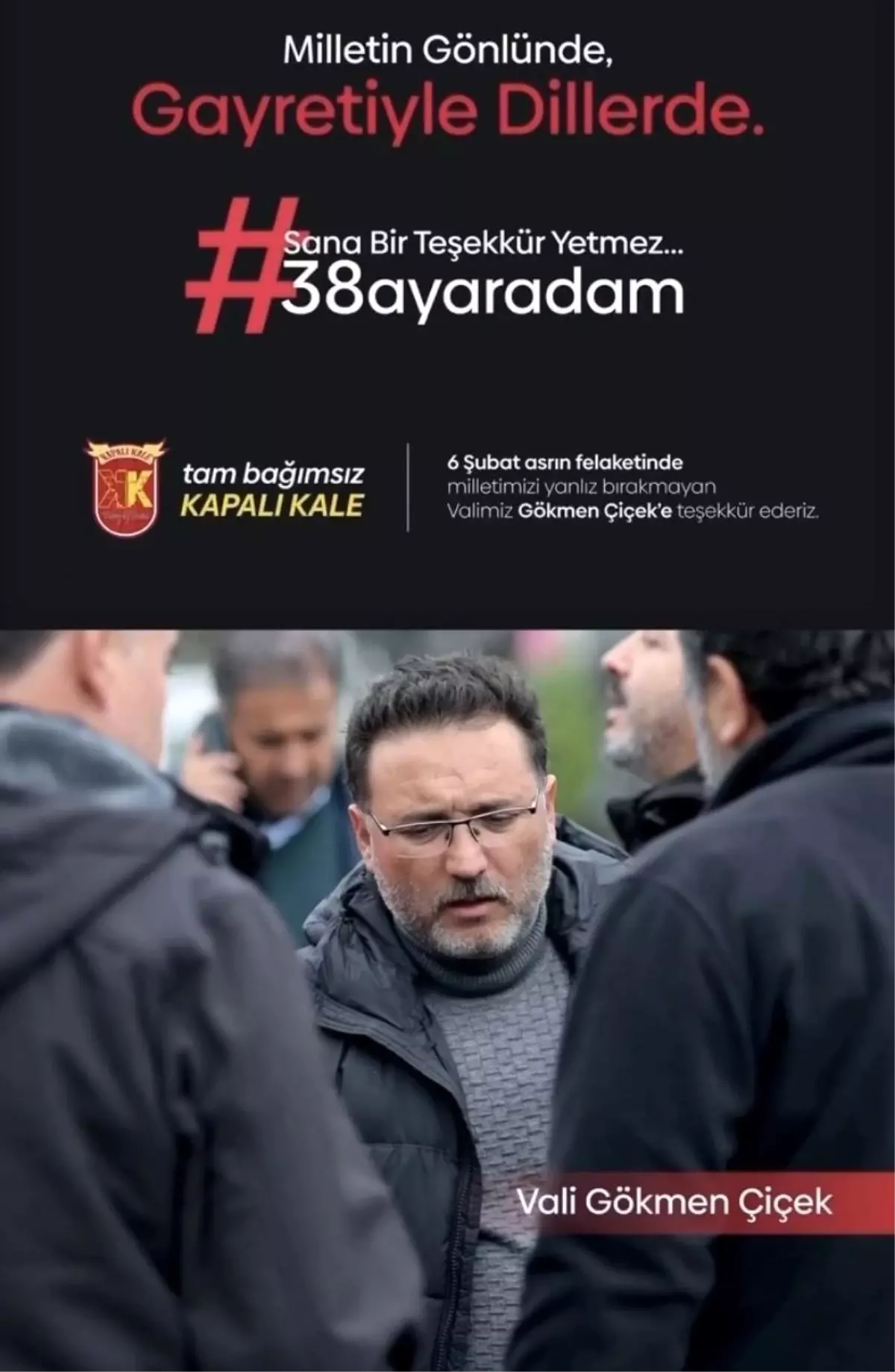 Kayseri Valisi Gökmen Çiçek, toplum için yaptığı katkılarla dikkat çekerek