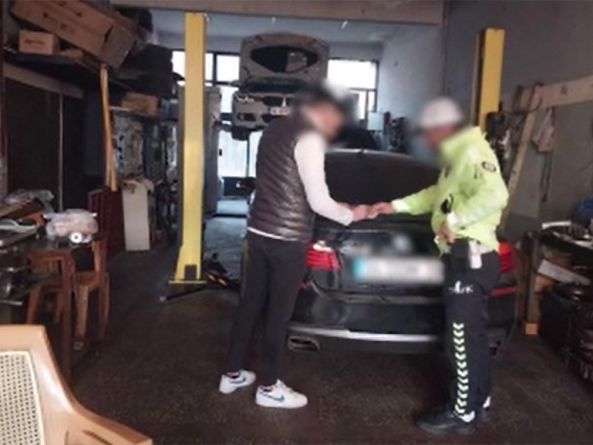 Kayseri'de Drift Yapan Sürücüye Ceza Uygulandı