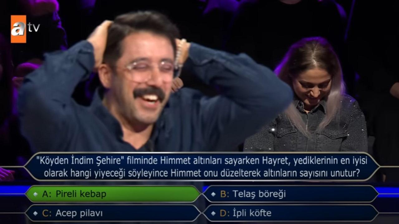 Kim Milyoner Olmak İster'de Dikkat Çeken Yeşilçam Sorusu