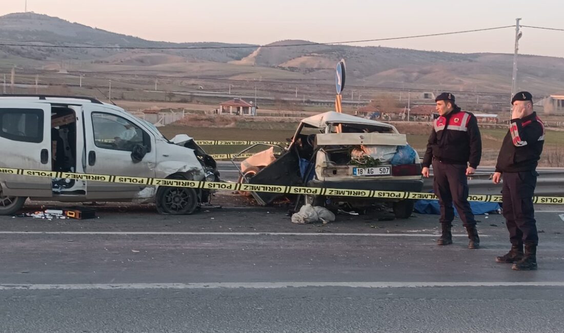 Kırıkkale-Çorum kara yolunda meydana gelen feci trafik kazası, birçok aracın