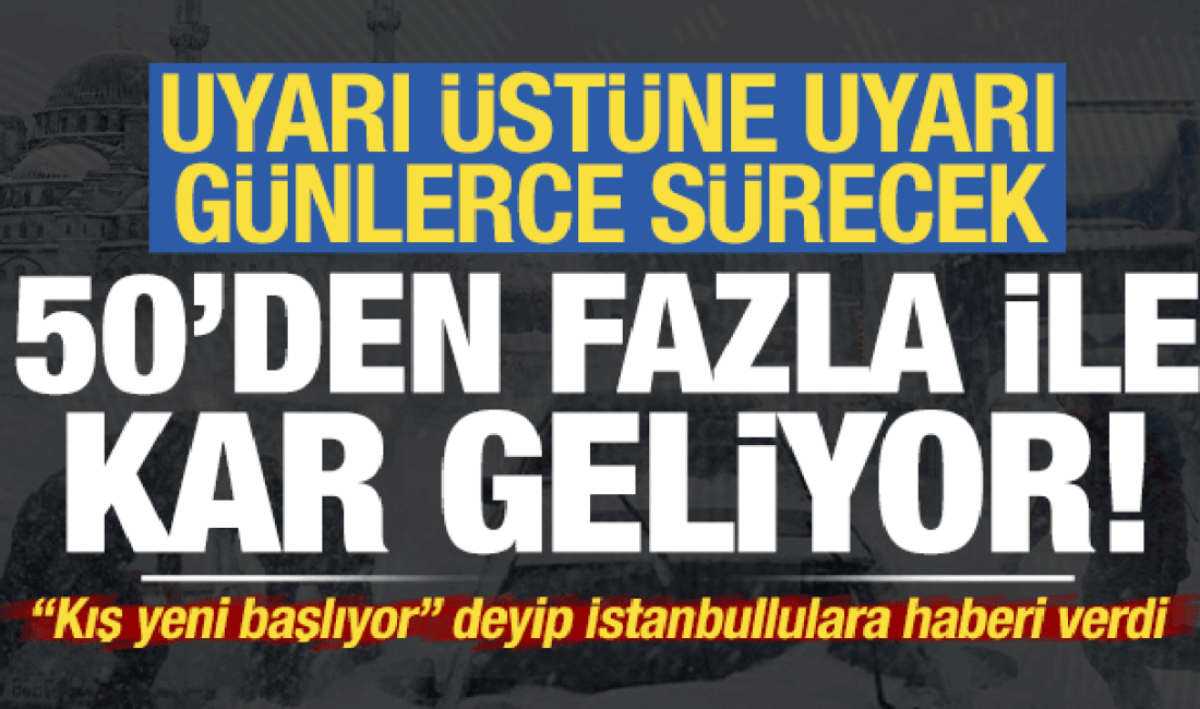 Kış soğukları İstanbul ve diğer şehirlerde geri dönüyor! Hava tahminlerine