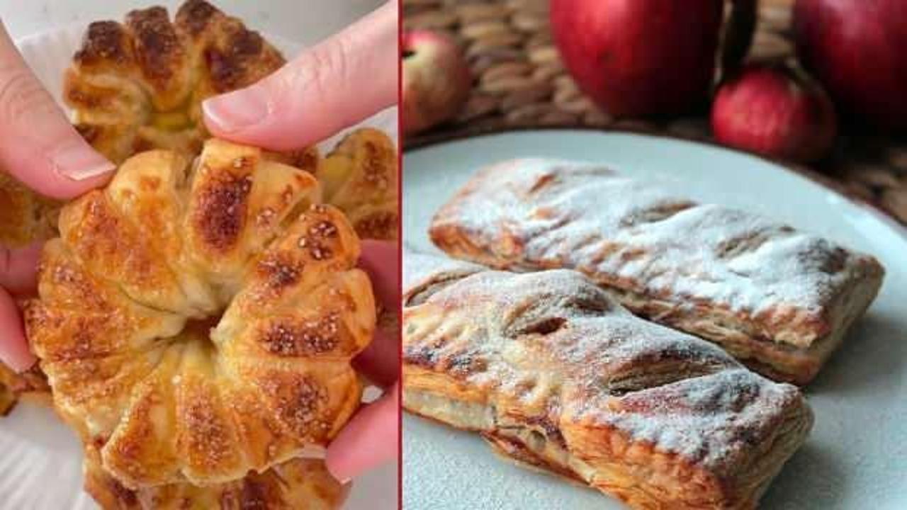 Kışın keyfini çıkarırken sıcacık bir tatlı arıyorsanız, Elmalı Milföy Tarifi