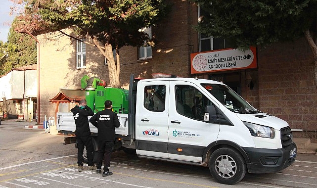 Kocaeli Büyükşehir Belediyesi, okullarda sağlıklı bir ortam yaratmak için vektörle