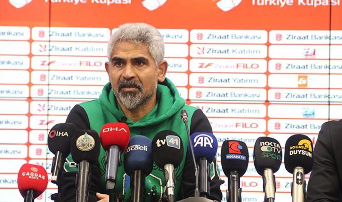 Kocaelispor Teknik Direktörü İsmet Taşdemir, Sivasspor maçının ardından yaptığı değerlendirmede