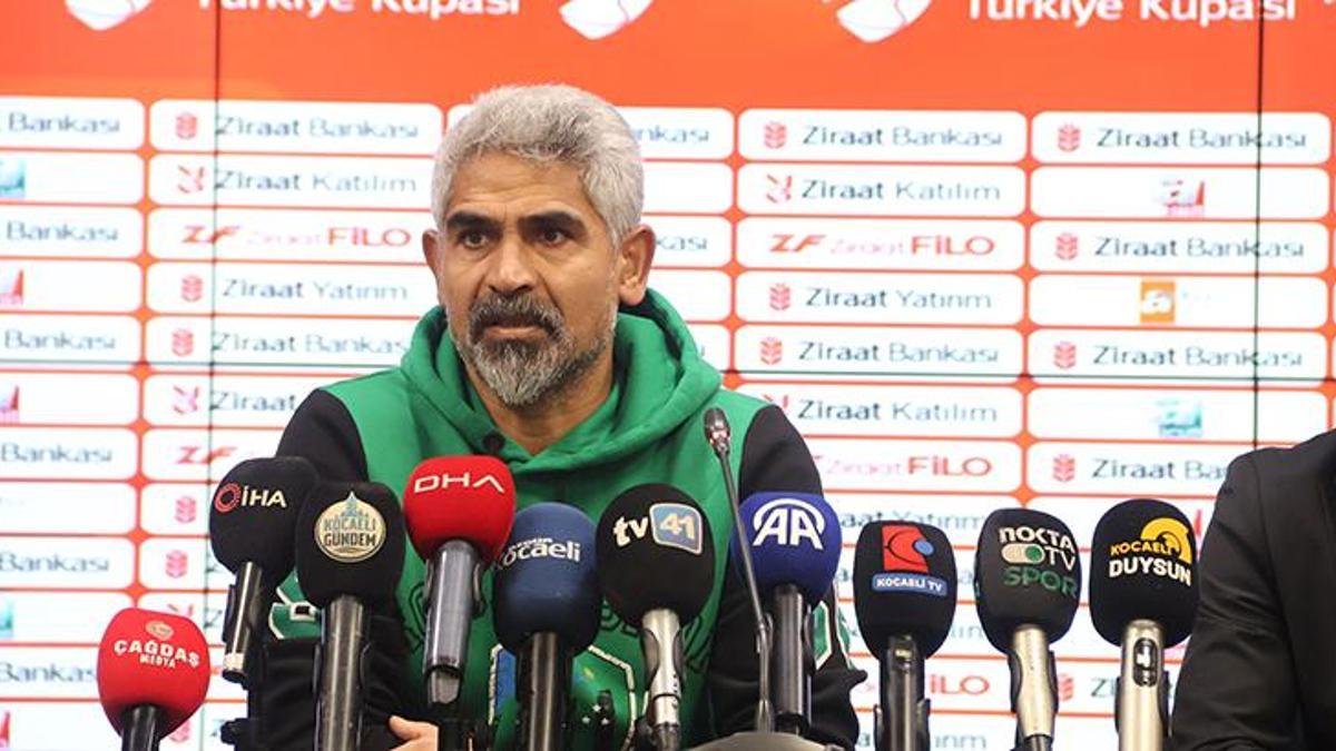 Kocaelispor Teknik Direktörü İsmet Taşdemir, Sivasspor maçının ardından yaptığı değerlendirmede