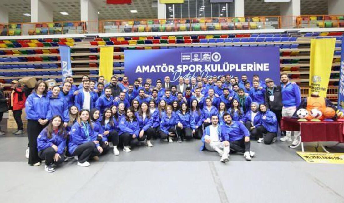 Konya Büyükşehir Belediyesi, amatör spor kulüplerine sağladığı malzeme desteği ile