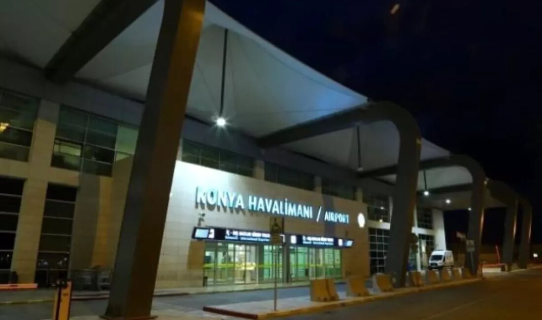 Konya Havalimanı Ocak 2025 yolcu trafiği raporu, havaalanının performansını, yolcu