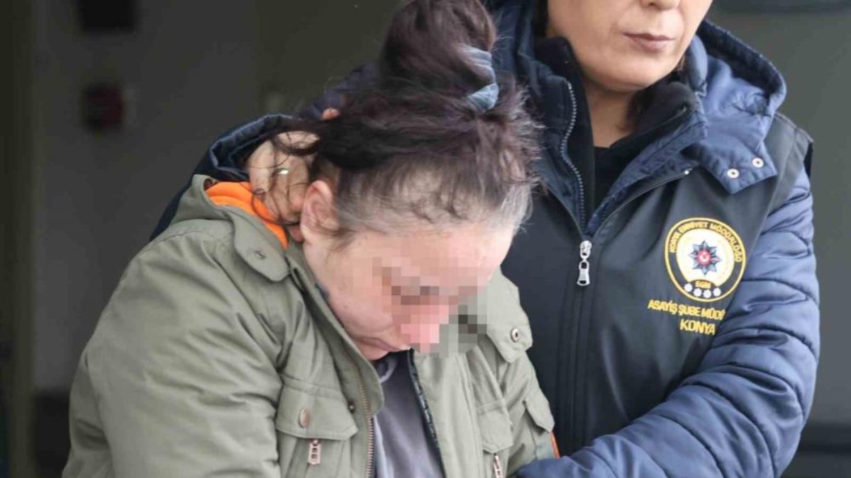 Konya'da meydana gelen şüpheli ölüm olayında Ayşe K. tutuklandı. Olayın