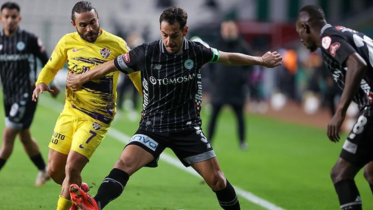 Konyaspor, Türkiye Kupası C Grubu 2. hafta maçında Eyüpspor'u 3-1