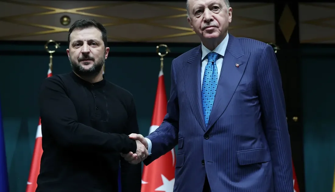 Cumhurbaşkanı Erdoğan, Ukrayna Devlet Başkanı Zelenskiy ile yaptığı görüşme sonrasında