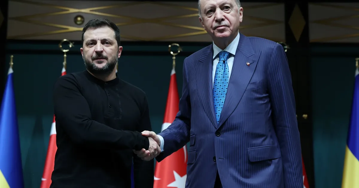 Cumhurbaşkanı Erdoğan, Ukrayna Devlet Başkanı Zelenskiy ile yaptığı görüşme sonrasında