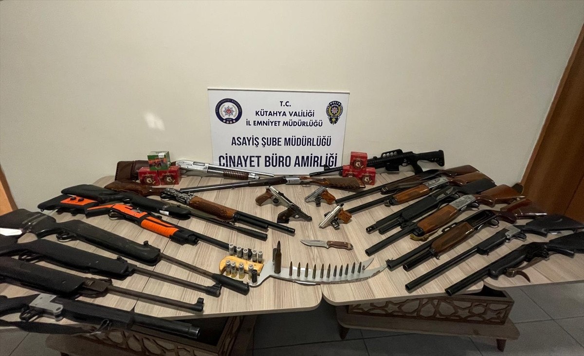 Kütahya'da Yasa Dışı Silah Operasyonu