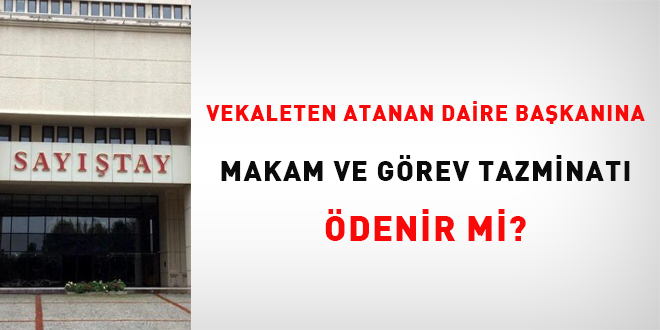 Makam ve Görev Tazminatı Üzerine Karar Gerekçesi, kamu görevlilerinin mali