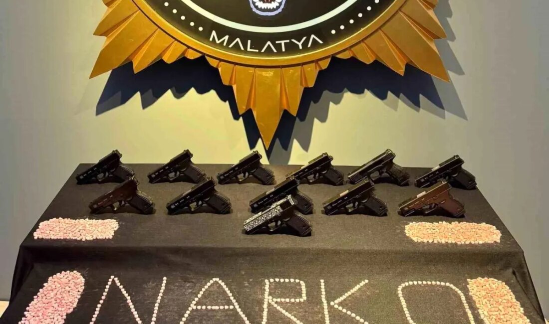 Malatya'da gerçekleştirilen yasa dışı silah ticareti operasyonunda, güvenlik güçleri tarafından