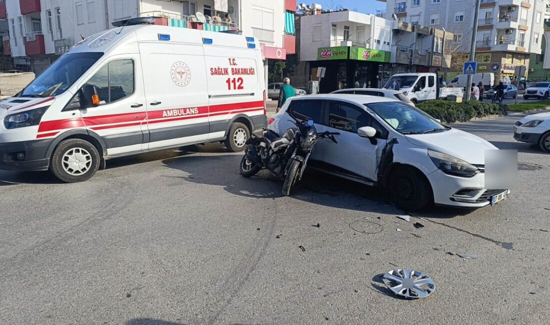 Manavgat'ta meydana gelen trafik kazasında motosiklet sürücüsü yaralandı. Olayın detayları,
