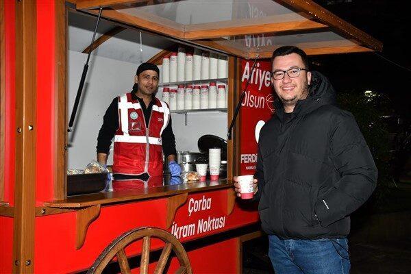 Öğrencilere yönelik çorba ikramı; Manisa Celal Bayar Üniversitesi Prof. Dr.