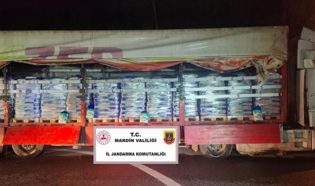 Mardin'de gerçekleştirilen başarılı bir operasyonla 25 ton sahte deterjan ele