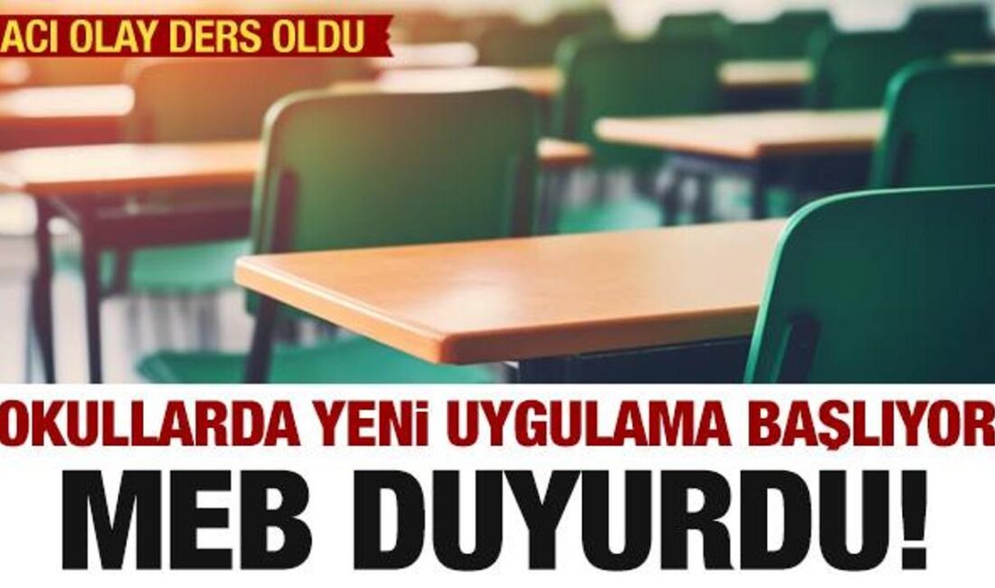 MEB, yangın sonrası etkilenen bireyler için psikososyal destek eylem planını