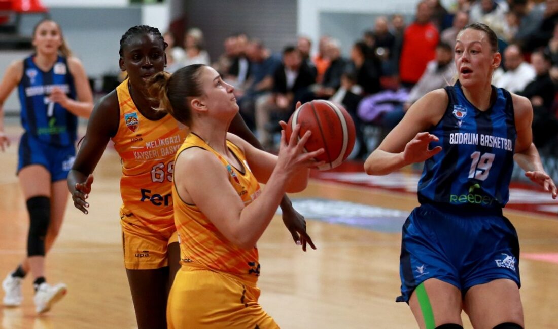 Bayanlar Basketbol Üstün Ligi'nin 22. haftasında Melikgazi Kayseri Basketbol, Bodrum
