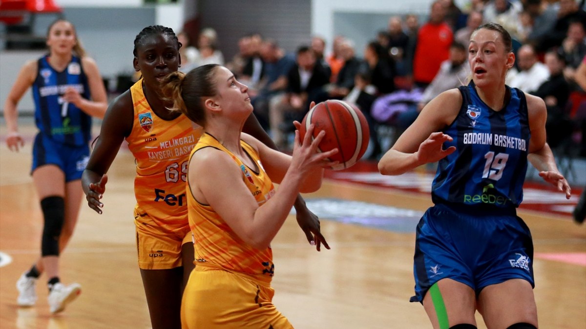 Bayanlar Basketbol Üstün Ligi'nin 22. haftasında Melikgazi Kayseri Basketbol, Bodrum