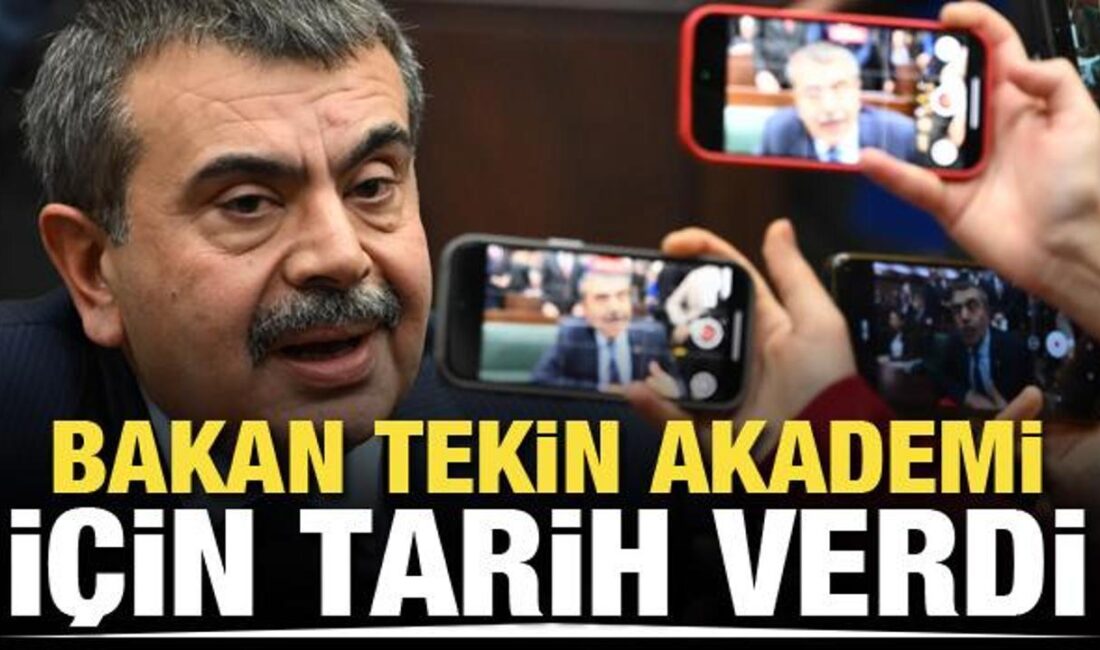 Milli Eğitim Bakanı Yusuf Tekin, eğitim sistemi üzerine önemli açıklamalarda