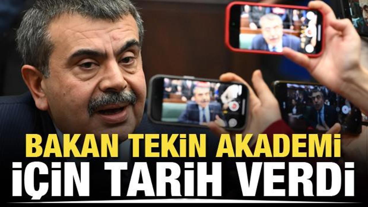 Milli Eğitim Bakanı Yusuf Tekin, eğitim sistemi üzerine önemli açıklamalarda